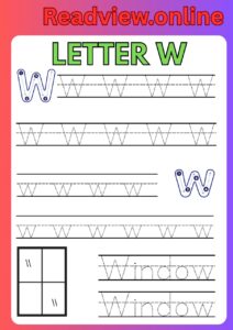 LETTER W