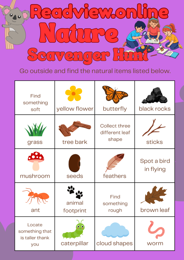 Find the nature items